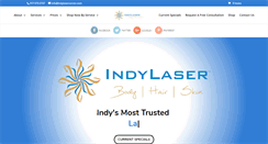 Desktop Screenshot of indylasercenter.com